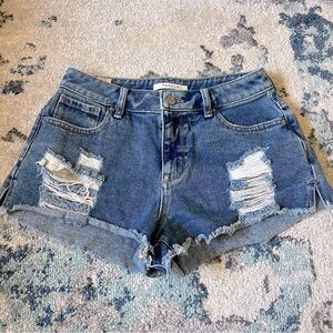 Pacsun High Rise Festival Jean Shorts